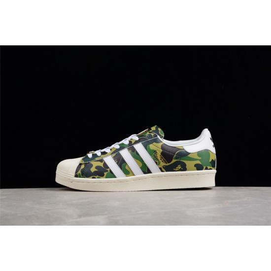 BAPE X SUPERSTAR 80S ABC CAMO CLOUD WHITE GZ8981